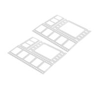 FELTECHELECTR Matrices de Découpe en Acier Carbone de Rouleau de Film Argenté pour Scrapbooking DIY Faciles à Utiliser Variété de Formes Lot de 2
