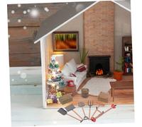 FELTECHELECTR Miniature Farm Tool Set Mini House Garden Accessories for Fun Farm Tool Model for Micro Landscape and Bedroom Décor