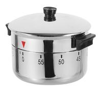 FELTECHELECTR Minuteur de Cuisine Mécanique Créatif Forme de Cocotte- Minuterie Portable sans Pile Réutilisable pour Cuisson Pâtisserie et Cuisson Vapeur