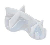 FELTECHELECTR Moule en Silicone pour Poissons Rouges Forme Poisson Rouge Blanc, Résistant la Déchirure, Réutilisable, pour Présents D'anniversaire et Décoration Artisanale