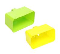 FELTECHELECTR Moules à Briques de Neige et Sable 2 Pièces en Plastique Résistant, Forme de Grosse Brique pour Construction Extérieure, D’Hiver pour Fabrication de Châteaux et Couleur Aléatoire