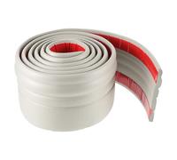 FELTECHELECTR Moulure Plinthe Autocollante en Nbr Étanche, Rouleau de 2 Mètres pour Décoration de Joint de Sol et Chambre, Plinthes Auto Adhésives Flexibles