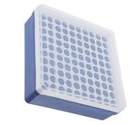 FELTECHELECTR Organiseur Tubes à Essai 1,5 Ml 100 Puits Plastique Vert Résistant Corrosion pour Laboratoire Manipulation Tubes Centrifugation