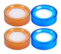 FELTECHELECTR Outil de Pointage Financier 4pcs en Plastique et Éponge pour Humidifier Doigts, Améliorer la Vitesse Précision Comptage D'argenté en Environnements Bancaires et Caisses