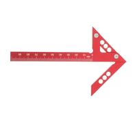 FELTECHELECTR Outil de Traçage Multifonction Localisation de Centre et Angles de 45 Degrés en Alliage D'aluminium Outil Pratique pour Travail du Bois pour Charpentiers