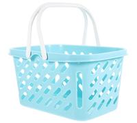 FELTECHELECTR Panier de Rangement Portable en Plastique Abs avec Poignée, Petit Panier Multifonction Cuisine et Garde-manger, Design Pratique pour Stockage D'articles Divers