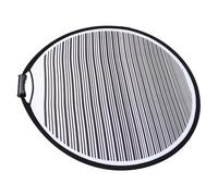 FELTECHELECTR Panneau Réflecteur Portable Rayé pour Réparation de Bosses Automobile en Polyester Pongee Éclairage Doux Pliable pour Atelier et Usage Extérieur