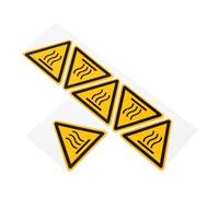 FELTECHELECTR Panneaux De Sécurité Industrielle 2 Feuilles Dautocollants De Mise En Garde Contre Les Brûlures À Haute Température Étiquettes Davertissement Pour Le Lieu De Travail