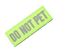 FELTECHELECTR Patch pour Chien de Service avec Crochet et Boucle Écusson Réfléchissant Ne Pas Utiliser Harnais de Sécurité pour Chien