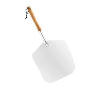 FELTECHELECTR Pelle à Pizza en Aluminium avec Manche en Bois Ergonomique Spatule Métallique Légère et Résistante pour Cuisson Outil de Pâtisserie Cuisine Familiale et Pizzeria
