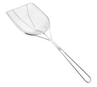 FELTECHELECTR Pelle à Sable pour Reptiles Maille Filtrante Fine en Acier Inoxydable Argenté Petite Taille Nettoyage du Terrarium et L’élimination des Résidus