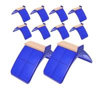 FELTECHELECTR Perchoirs à Oiseaux en Bois et PP Bleu 10pcs pour Pigeons et Oiseaux, Augmente la Curiosité et Offre Un Confort pour Pigeonniers et Cages