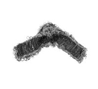 FELTECHELECTR Perruque De Cosplay Grise Bouclée Pour Avocat Accessoire De Scène Costume De Juge Perruque De Performance Déguisement Pour Homme Et Femme