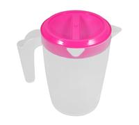 FELTECHELECTR Pichet à Eau Plastique avec Poignée et Couvercle Carafe Réutilisable pour Jus Froid Boissons et Eau Fraîche Pichet pour Réfrigérateur