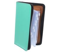 FELTECHELECTR Pilulier Semainier Voyage Étanche Organisateur PU Résistant avec Compartiments à Fermeture Éclair Portable pour Stockage Médical