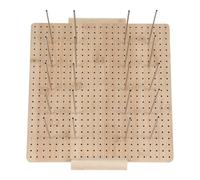 FELTECHELECTR Planche de Blocage Crochet Bois Robuste avec Piquets Plateau de Blocage Format pour Tricot Crochet et Dentelle Outil Léger et Portable pour Projets DIY et Décoration Maison