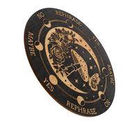 FELTECHELECTR Planche de Divination Bois Spirituelle Polyvalente pour Pendule Décoration Murale Table Cadeau Significatif pour Amateurs de Tarot Design Artistique Adaptable