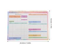 FELTECHELECTR Planificateur Hebdomadaire B5 pour Budget Familial Carnet de Comptes en Papier Suivi des Dépenses pour Finances Personnelles et Usage Multifonction