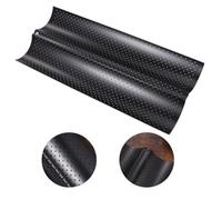 FELTECHELECTR Plaque Cuisson Baguette Slots Acier Inoxydable Antiadhésive pour Français Accessoires de Cuisson Réutilisables Four et Maison Support Compact et Pratique