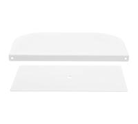 FELTECHELECTR Plaque de Renfort en Acier Blanc et Stabilité Maximale pour Support D'écran, Répartition Poids pour Renforcement de Bureau et Gaming