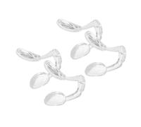 FELTECHELECTR Plaquettes Nasales Souples en Silicone pour Lunettes et Lunettes de Soleil, 4 Pièces, Installation Facile Vis, Stabilité Antidérapante pour Port Quotidien et Lecture