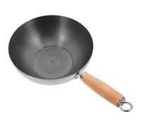 FELTECHELECTR Poêle Quotidienne en Acier Inoxydable Revêtement Nid D'abeille Antiadhésif, Facile à Nettoyer, Compatible Induction Cuisine et Grill