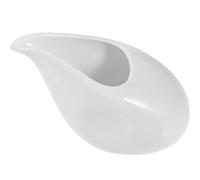 FELTECHELECTR Pot à Lait Céramique Vintage avec Bec Verseur Étroit Saucière Multifonction pour Sauce Vinaigrette et Steak Adapté Café Restaurant et Maison