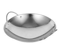 FELTECHELECTR Pot à Surface Alvéolée Facile à Transporter Double Poignée en Acier Inoxydable Anti-brûlure, pour Cuisiner Fruits de Mer et Viandes Mijotées