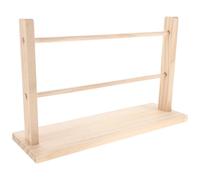 FELTECHELECTR Présentoir à Rubans en Bois Massif Portable Design Multicouche, Étagère de Rangement pour Boulangeries et Loisirs Créatifs
