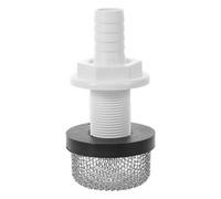 FELTECHELECTR Raccord de Pompe à Tamis D'aération pour Bateau Filtre en Plastique et Métal, Conception Modulaire pour Pompe Vivier Garantissant Un Apport D'oxygène Stable