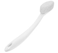 FELTECHELECTR Râpe à Talons en Pierre Abs pour Pieds, Manche Long et Compact, Outil de Pédicure pour Retirer les Peaux Mortes, Adaptée aux Femmes et Personnes Âgées la Maison Salon