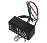 FELTECHELECTR Relais Clignotant et Sécurité Améliorée pour Moto LED Dop-3x en Plastique Noir Haute Luminosité Module de Contrôle pour Clignotants à LED Moto