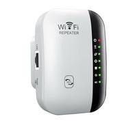 FELTECHELECTR Répéteur WiFi Mbps Extenseur Signal Puissant Portable et Compatible Réseau Domestique et Bureau Installation Facile Amplificateur sans Fil Noir et Blanc
