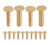 FELTECHELECTR Rivets de Poignée de Couteau en Acier Inoxydable 1,5 MM, 7 Paires pour Fixation de Manches de Couteaux de Chef, Accessoires de Réparation DIY pour Ustensiles Cuisine, Vis Robustes