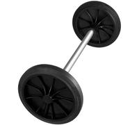 FELTECHELECTR Roues De Rechange Pour Poubelle Roues Pour Poubelle De Cuisine Creuses Pour Petite D Extérieur À Creux Pour Mini Noire
