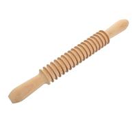 FELTECHELECTR Rouleau à Pâtisserie en Bois de Hêtre 85 MM à Treillis Coupe-Spaghetti Multifonction pour Machine à Nouilles Outil Cuisine pour Pâtes et Biscuits Fait Maison