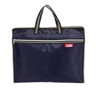 FELTECHELECTR Sac Porte Documents Tissu Oxford Imperméable Grand Capacity Double Organisateur de Fichiers Professionnel pour Bureau et Voyage