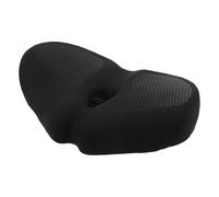FELTECHELECTR Selle de VTT Confortable pour Hommes Coussin Épais en PU et Mousse, Forme Ergonomique Antichoc, Protection Étanche, Installation Facile pour Sentiers Montagneux