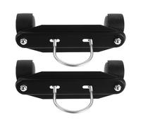FELTECHELECTR Sets de Supports en Métal Base Mobile Silencieuse avec Roulettes Pivotantes 360° Lot de 2 pour Radiateur Électrique à Inertie Adaptée aux Chauffages D'intérieur