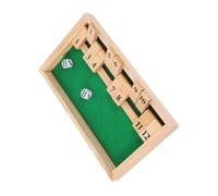 FELTECHELECTR Shut The Box Jeu de Société Bois Jeu de Dés Classique et Stratégique pour Adultes et Seniors Version Plateau de Table pour Familles et Écoles et Logique Festif