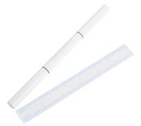 FELTECHELECTR Stylo Marqueur De Position pour Peau Double Pointe Stylo De Marquage Permanent Sourcils Et Tatouage avec Règle Intégrée Facile À Effacer pour Dessin Et Design Précis