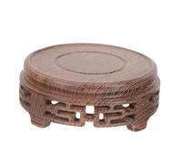 FELTECHELECTR Support Bois pour Théière et Vase Bois de Poulet Socle Rond pour Présentoir de Théière Base Décorative Pratique et Esthétique pour Fleurs et Pots et Facile à Nettoyer Adapté à
