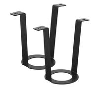 FELTECHELECTR Support de Lampe Chauffante pour Reptile U-Shaped Réglable en Métal 2 Pcs pour Éclairage Basking et Soins Quotidiens