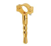 FELTECHELECTR Support Latéral de Béquille pour Moto en Alliage d'Aluminium, Rallonge de Pied Latéral Dorée, Kit d'Extension Robuste Compatible Scooter et Moto Polyvalente, Installation Rapide