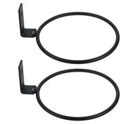 FELTECHELECTR Support Mural en Fer pour Gamelles de Chien et Chat, Surélevé et Pliable, Lot de 2 Pièces pour Petits Espaces et Maison Multifonctionnelle