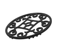 FELTECHELECTR Support Wok Rond Fonte Robuste pour Cuisinière à Gaz Anneau de Maintien Multifonction Résistant à Haute Température Adapté pour Casseroles et Poêles Accessoire Cuisine Pratique