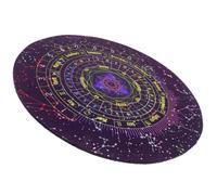 FELTECHELECTR Tapis de Divination Antidérapant pour Cartes et Pendule Nappe pour Rituel Ésotérique Motif pour Jeu et Voyance