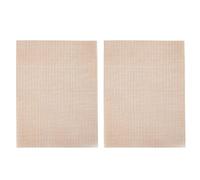 FELTECHELECTR Tapis de Grille pour Barbecue 2pcs Marron en Matériau Composite Léger et Antiadhésif pour Cuisson Extérieure et Camping Réutilisable