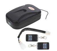 FELTECHELECTR Télécommande de Porte de Garage 433mhz Noire Abs Électronique Facile à Utiliser Quatre Boutons pour Ouvre-porte de Garage, Ensemble 1 Pièce