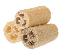 FELTECHELECTR Tranches de Broyage des Dents en Loofah 3 Pièces pour Gerbils et Chinchillas, Jouets à Mâcher pour Animaux de Compagnie en Croissance, Prévention de L'obésité